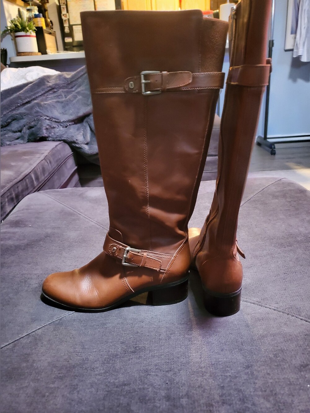 Bandolino Brown Leather Riding Boots - WILL BE DONATING @ THE END OF THE MONTH - Picture 7 of 8